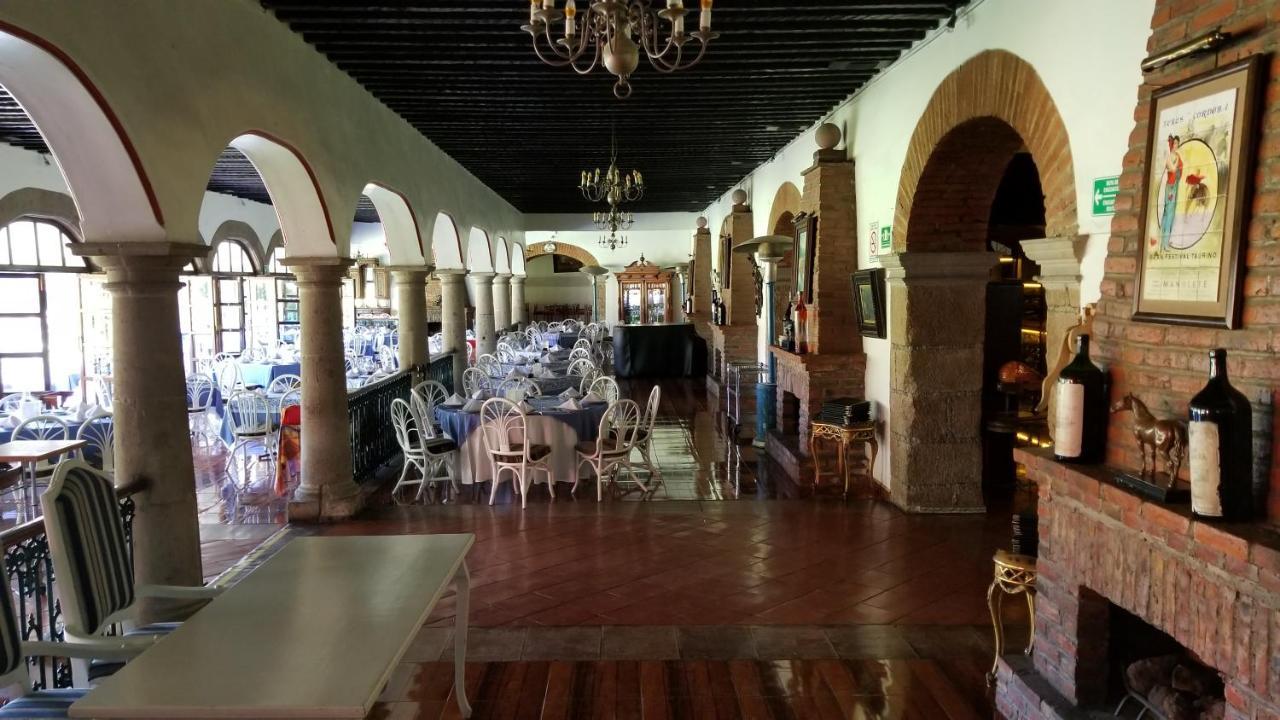 Gran Hotel Hacienda De La Noria Aguascalientes Exterior foto Restaurant in the hotel